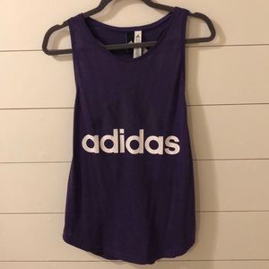 Adidas purple tank